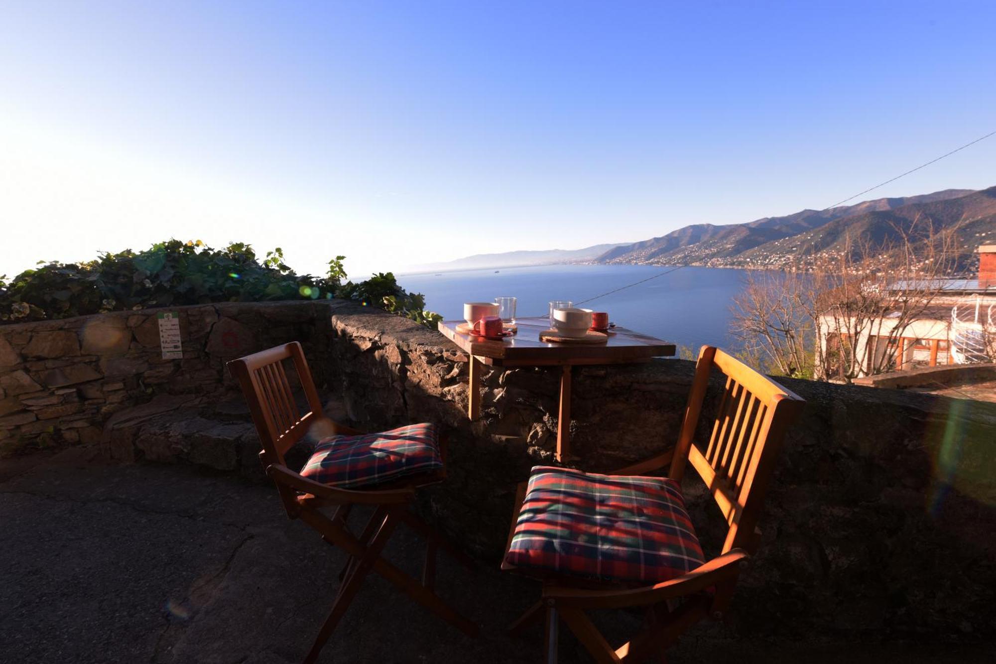Hikers' Nest With Sea View Daire San Rocco  Dış mekan fotoğraf