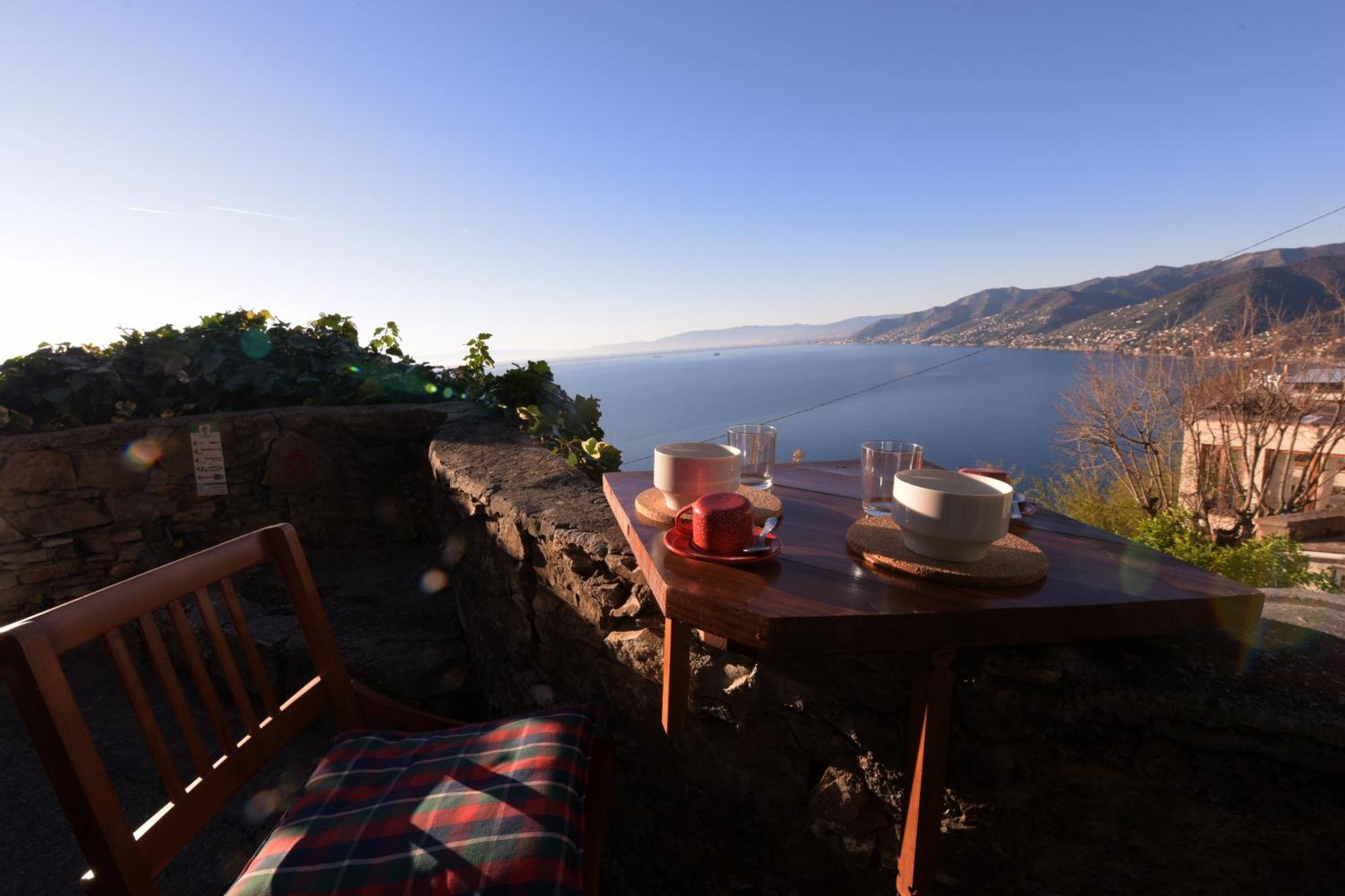 Hikers' Nest With Sea View Daire San Rocco  Dış mekan fotoğraf